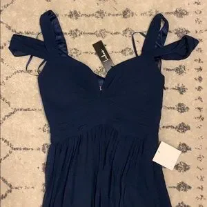 Lulus Dresses Sale Ocean Of Elegance Navy Blue Maxi Dress